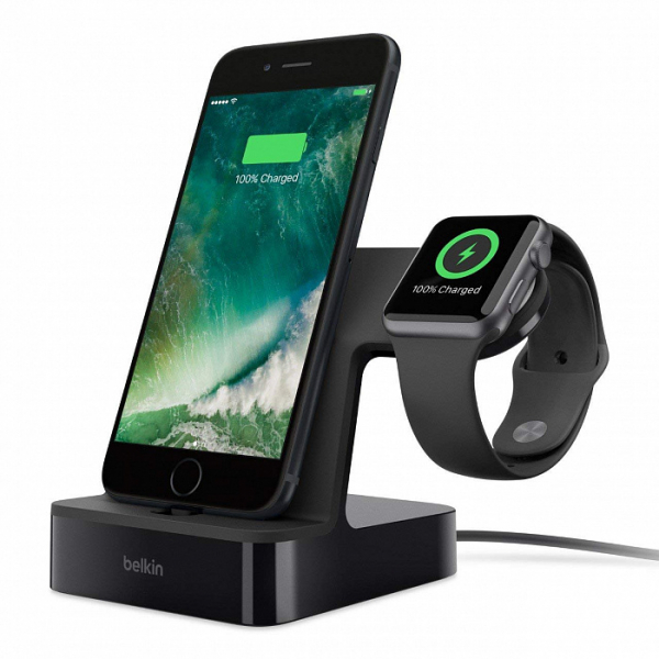 Купить Зарядная станция Belkin PowerHouse (F8J237vfBLK) для iPhone и Apple Watch (Black)
